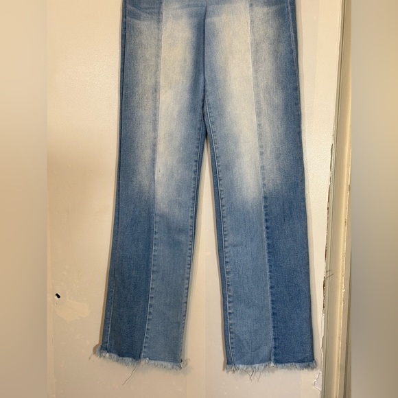 Flying Monkey - 90'S Vintage Super High Rise Double Panels Flare Jeans | Size 28 - Picture 6 of 16